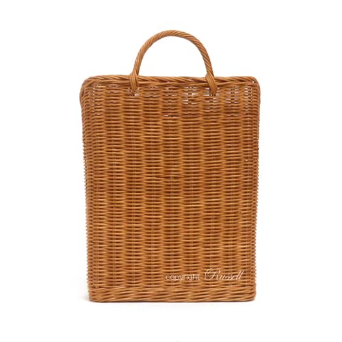 Amazon.co.jp: 型番503 壁掛けタイプ 籐かごバスケット A4サイズ